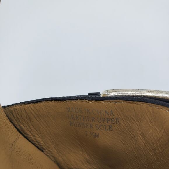 Michael Kors Pacific Patent Leather Wedge Buckle Strap Sandal Heel Shoe 7.5 - Picture 7 of 10